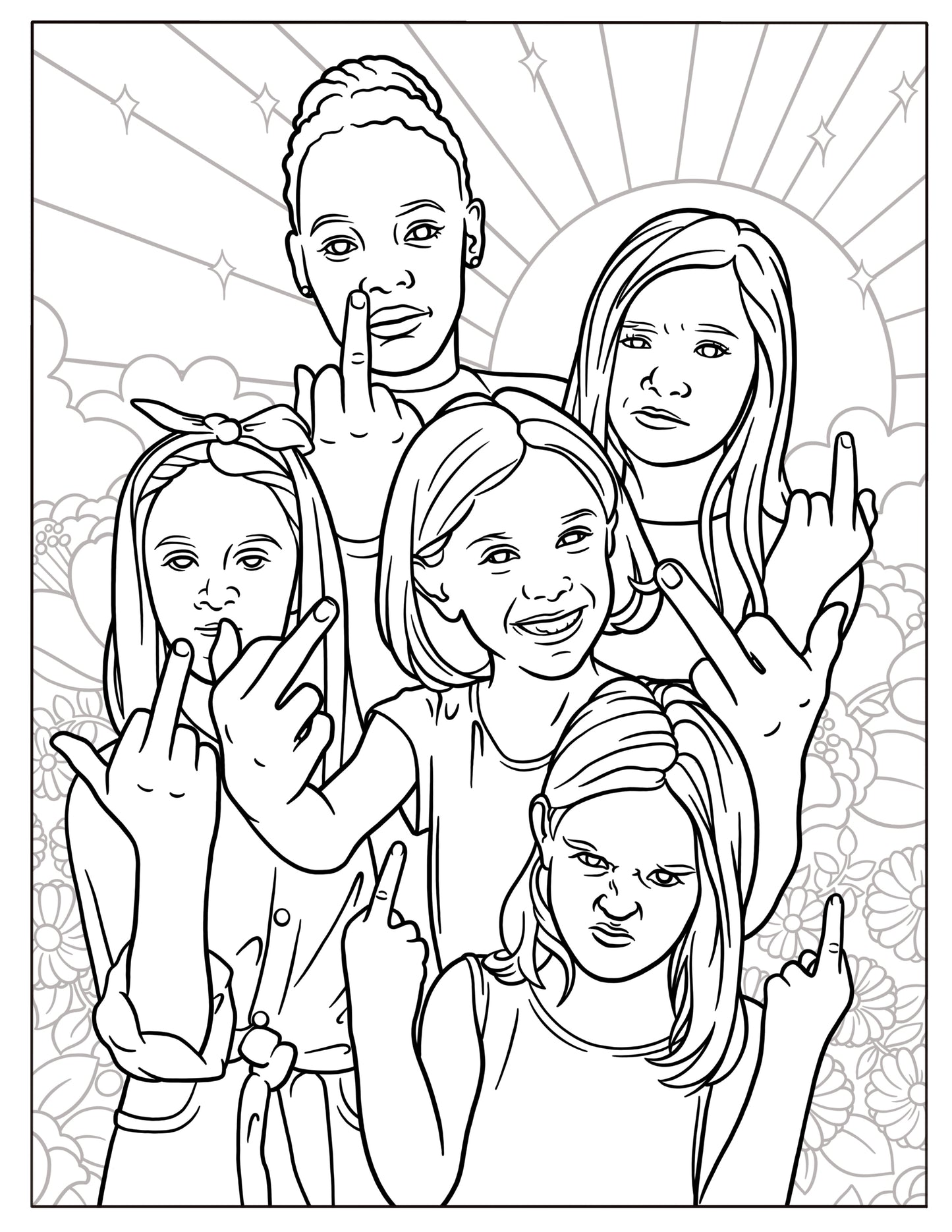 Divine Feminine Rage: A coloring book celebrating the music of female fury