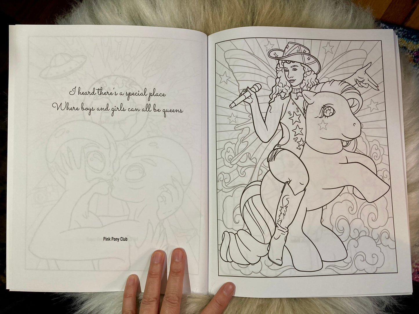 Color Me Hot Not Pretty: A Supergraphic Ultramodern Coloring Book
