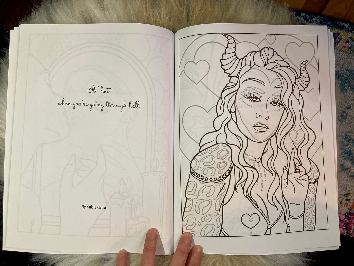 Color Me Hot Not Pretty: A Supergraphic Ultramodern Coloring Book