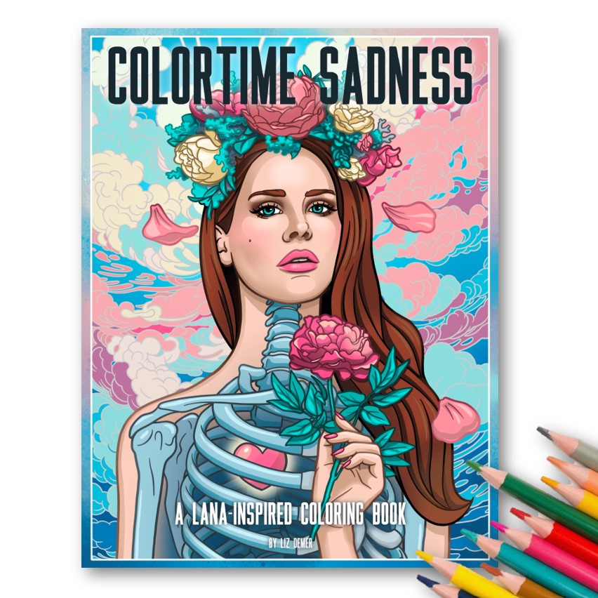 Colortime Sadness: A Lana-Inspired Coloring Book