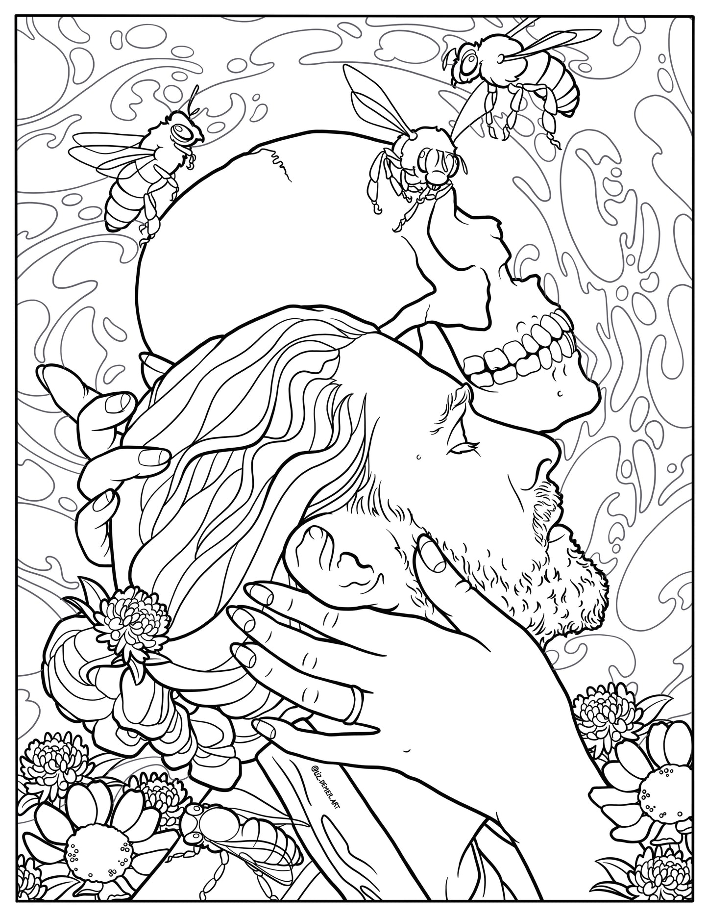 Take Me to Church: A Hozier-Inspired Coloring Book DIGITAL DOWNLOAD