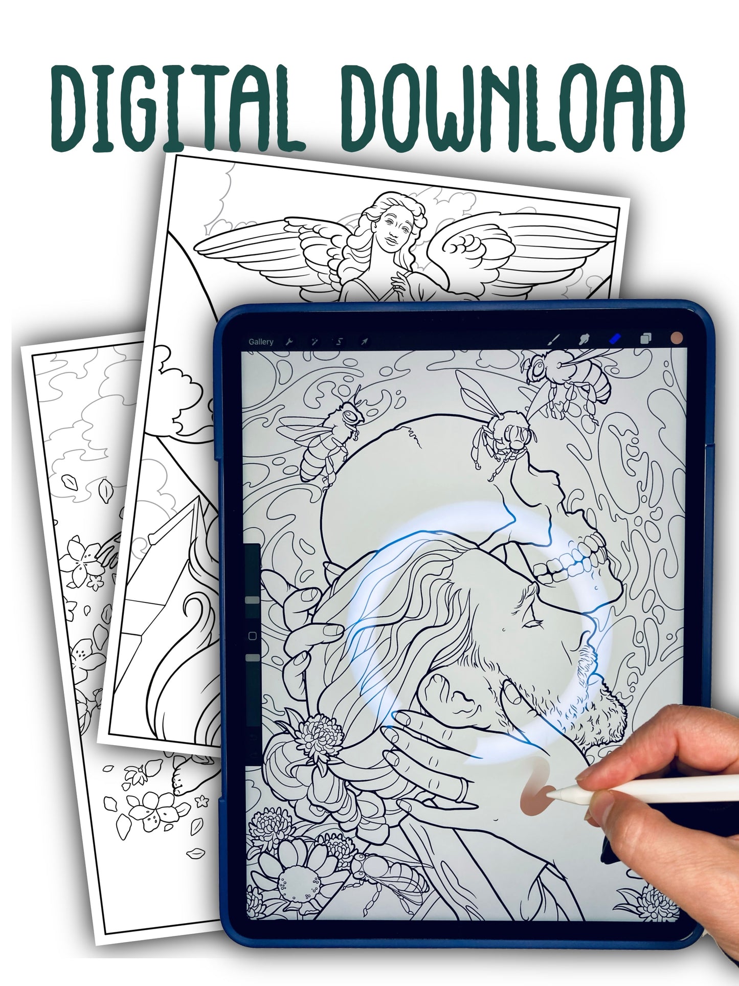 Take Me to Church: A Hozier-Inspired Coloring Book DIGITAL DOWNLOAD