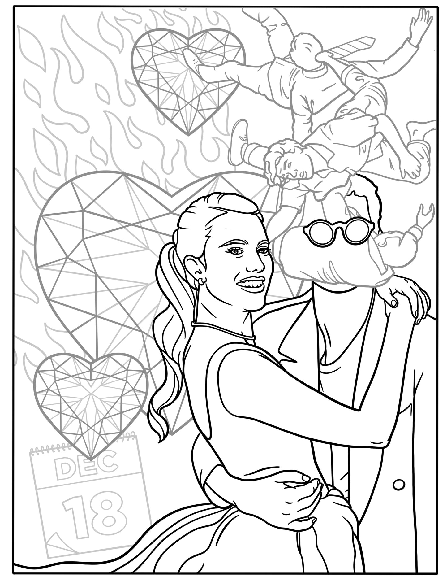 Colortime Sadness: A Lana-Inspired Coloring Book DIGITAL DOWNLOAD