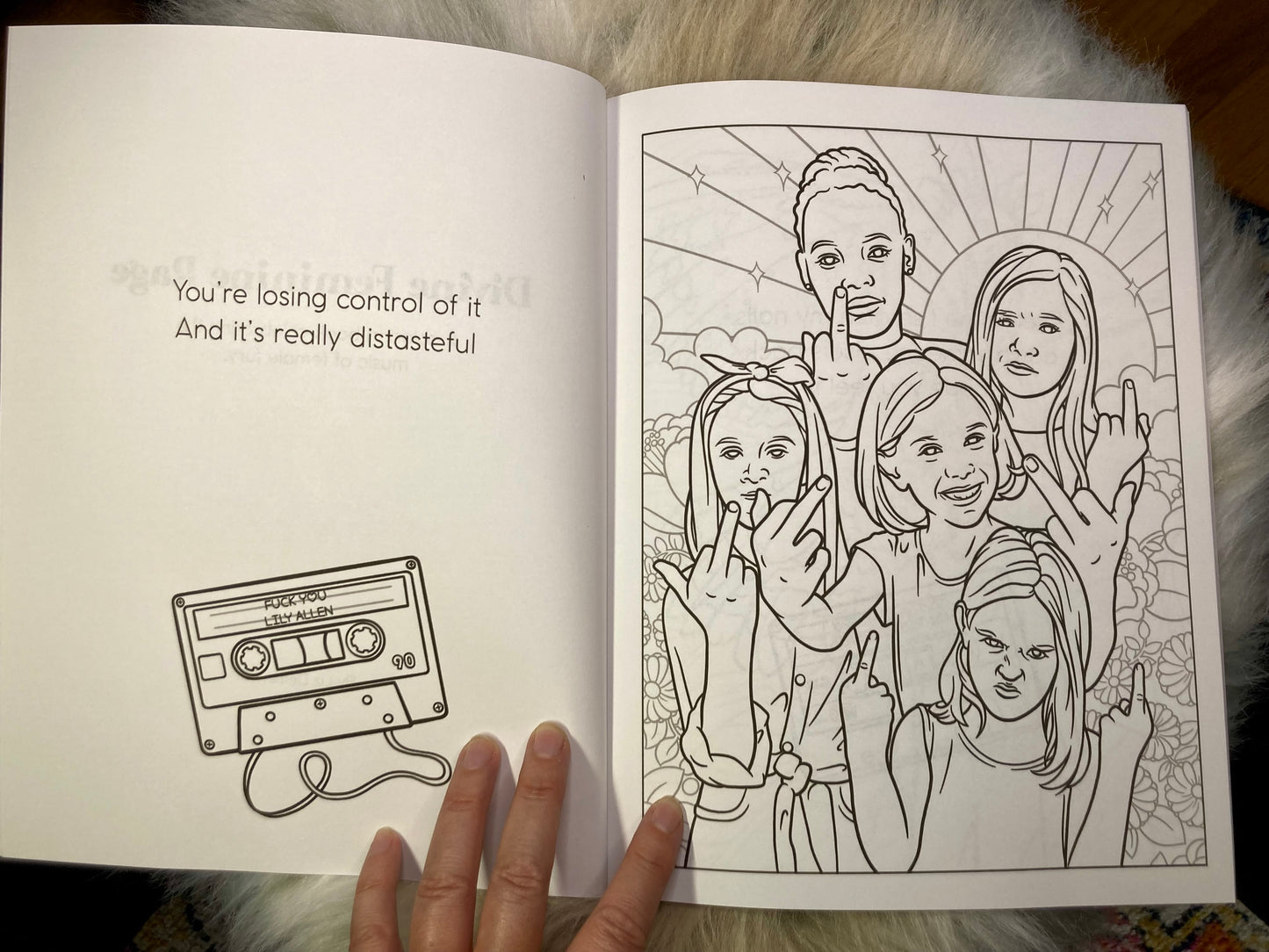 Divine Feminine Rage: A coloring book celebrating the music of female fury