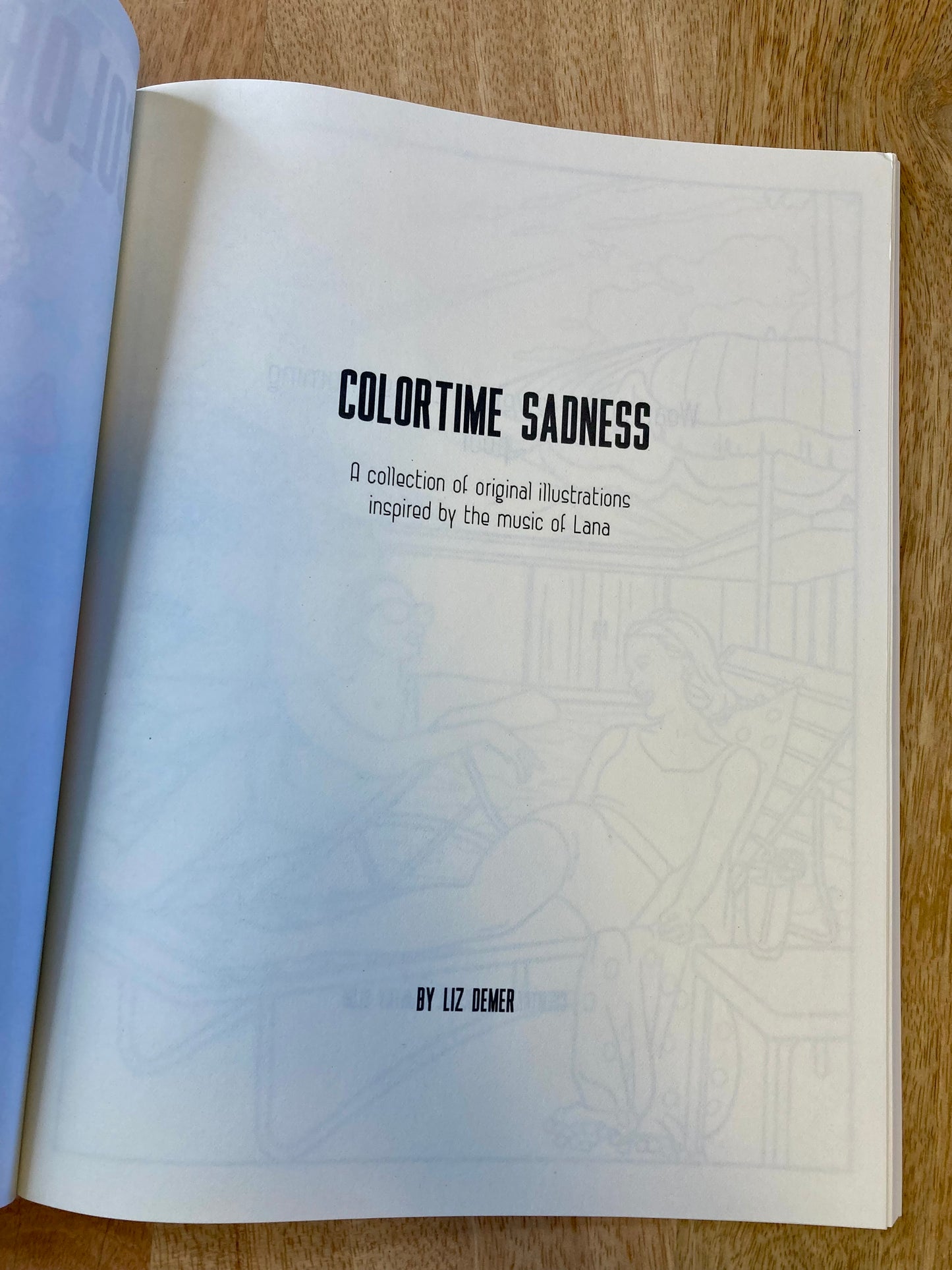 Colortime Sadness: A Lana-Inspired Coloring Book