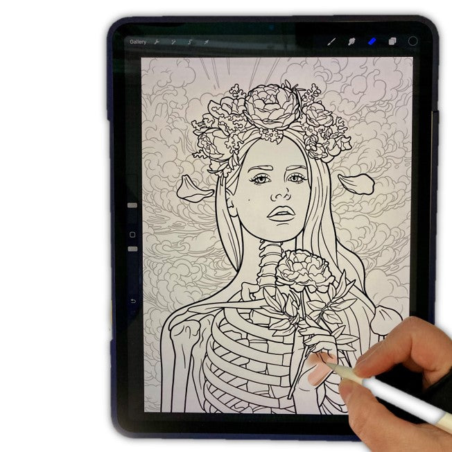 Colortime Sadness: A Lana-Inspired Coloring Book DIGITAL DOWNLOAD